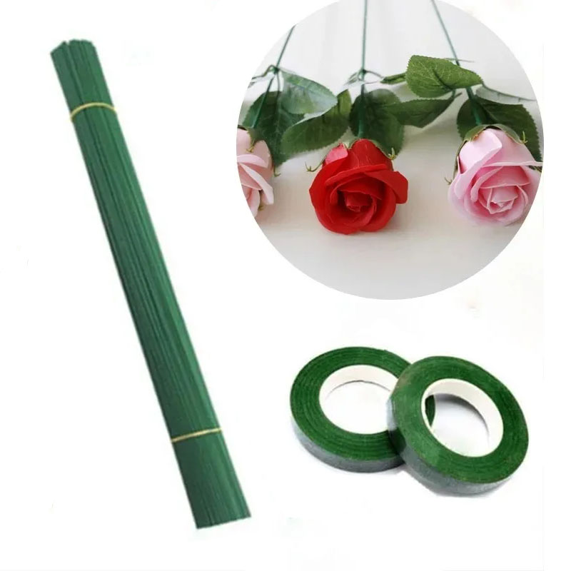 Florist Supply Bulk - Artificial Flower Stem Wire Flower Pole