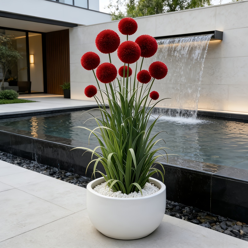 Florist Supply Bulk - 4 Pieces = 12 Stems, Vase