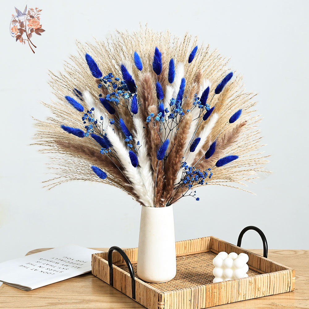 70 Stem Blue Fluffly Rabbit Ta - Supply For Florist review and price