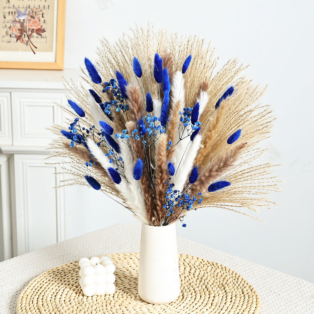 70 Stem Blue Fluffly Rabbit Ta - Supply For Florist review and price