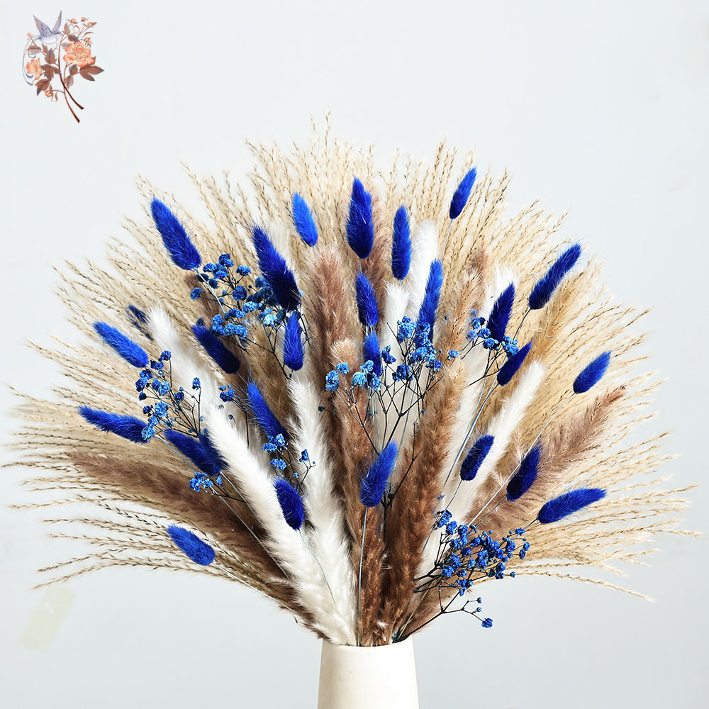 70 Stem Blue Fluffly Rabbit Ta - Supply For Florist review and price