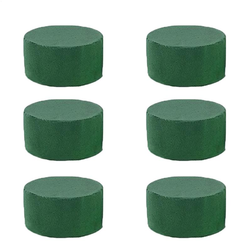 6Pcs Round Floral Foam Bricks  - Supply For Florist review and price
