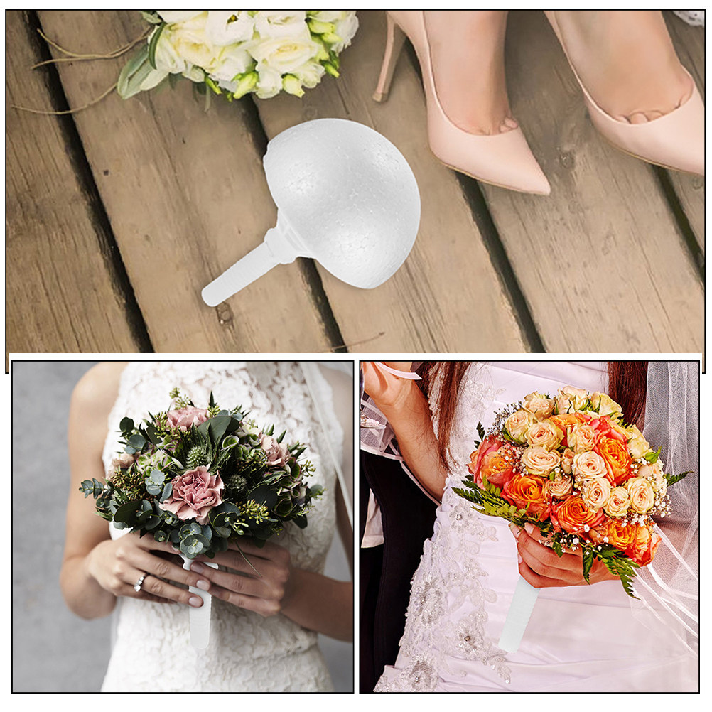 1Set Foam Bridal Flower Holder - Bouquet Holder Foam review and price