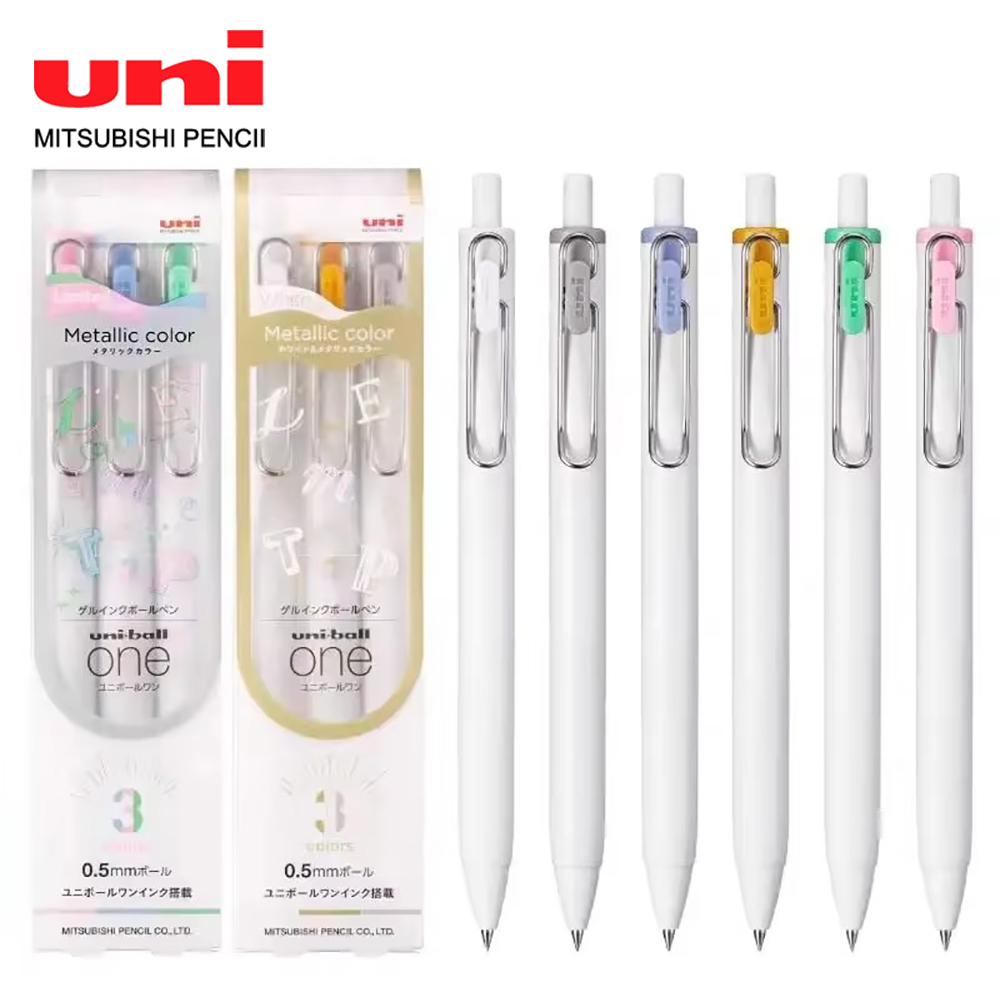 3pcs UNI Ball One Gel Pen Gold - Pentel Pen Energel review and price